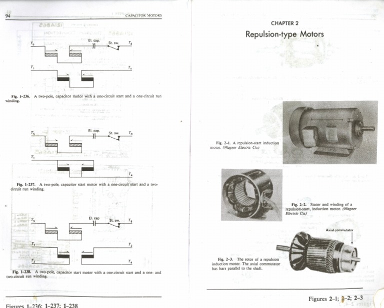 Capacitor and Repulsion Motors Guide | PDF | Electric Motor | Electric ...