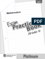 Platinum Mathematics Grade 10 Exam Practice Book PDF