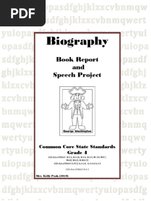 biography report packet
