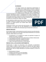 Análisis y Evaluación de Riesgos 2019 I VF