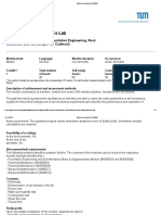 Bodenmechanisches Laborübung - Module Description BV120008