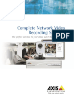 The Axis Network Video Recording Solution in Detail