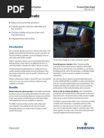 Deltav Operate: Product Data Sheet Deltav Distributed Control System