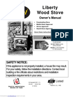 Liberty Wood Stove: Owner's Manual