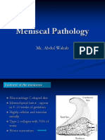 Meniscal Pathology: Mr. Abdul Wahab