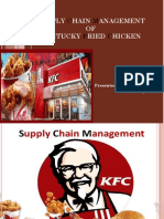 KFC's supply chain management for consistent quality