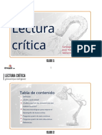 Lectura Crítica