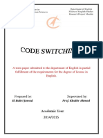 Code Switching Rsearch PDF