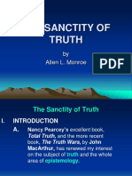 The Sanctity of Truth: by Allen L. Monroe