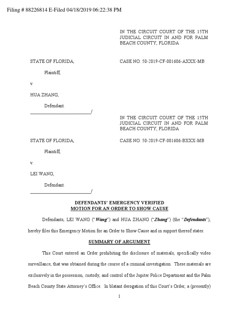 Motion for order to show cause wisconsin circuit courts discovery law 