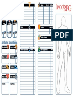 Ficha Do Epico RPG Cor Masc