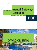 Departmental Getaway-Despidida: Basic-Education Department