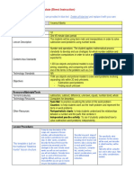 UH COE Lesson Plan Template (Direct Instruction)