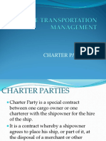 Charter Parties