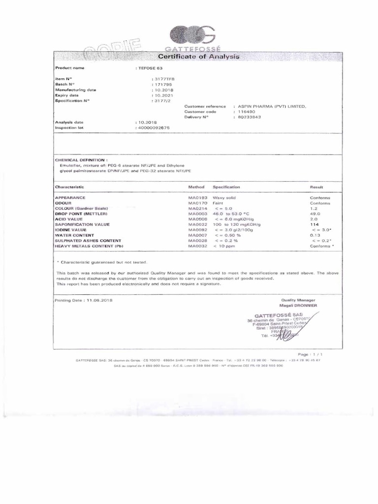 Coa PDF | PDF | Gases | Physical Sciences