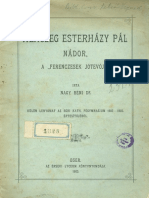Nagy Beni - Herczeg Eszterhazy Pal Nador A ''Ferenczesek Jotevoje'' (1903)