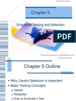 Employee Testing and Selection