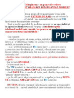 Foarte Important - Iradierea Cu Telefoanele Mobile - Sfat Special PDF