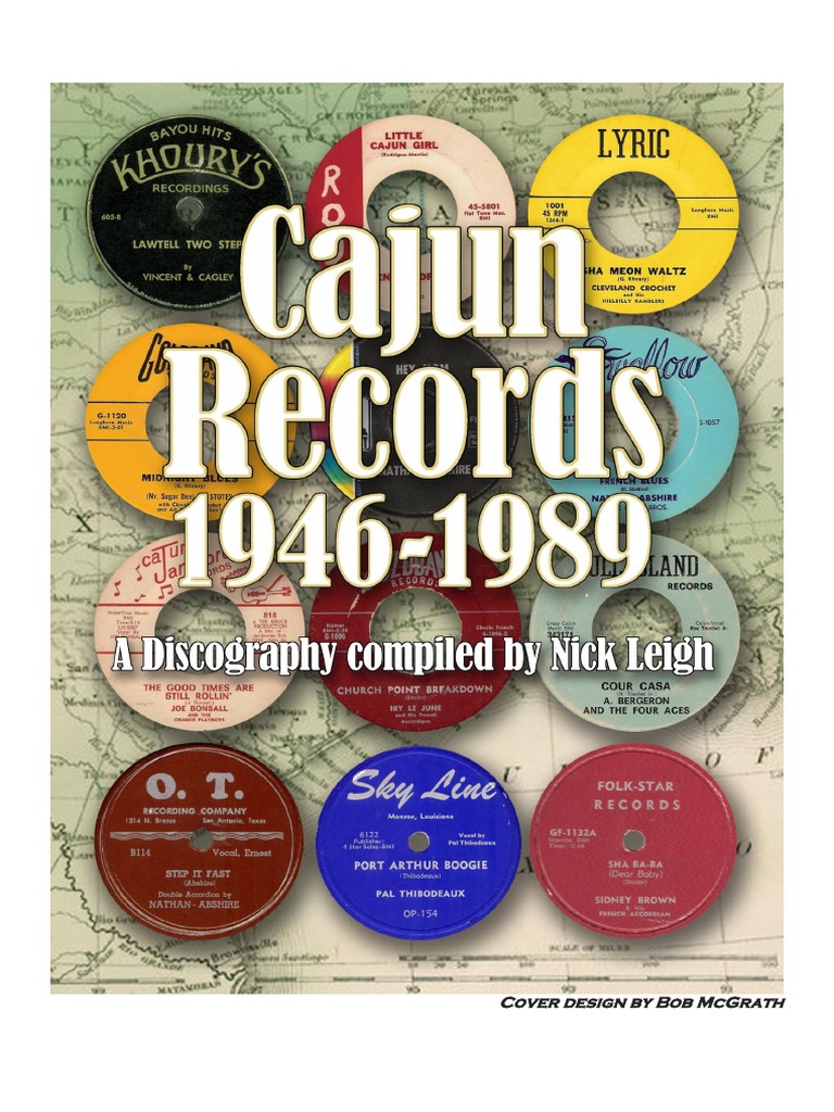 Cajun Discography 1946 1989 Edition 2 PDF PDF Blues American Music image