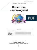 Buku Kerja (Jurnal) Praktikum Farmakognosi 2017