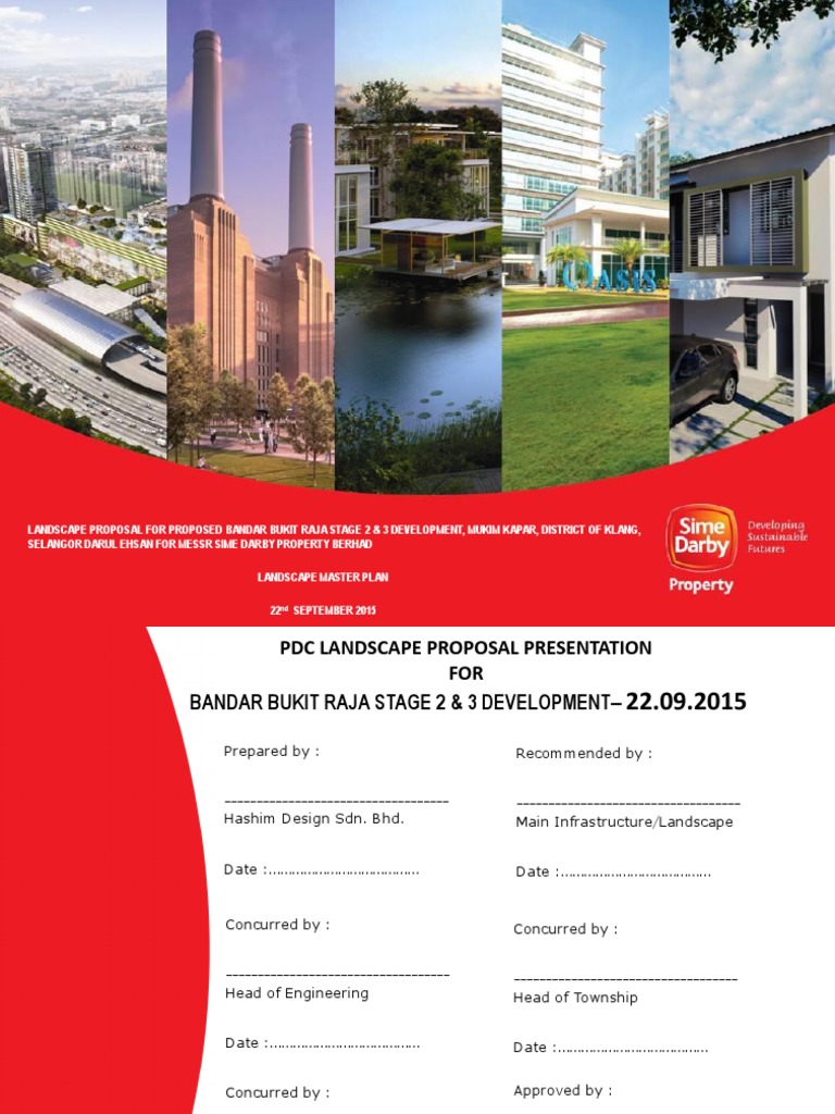 Bandar Bukit Raja Landscape Plan | PDF | Stormwater | Systems Ecology