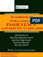 Handbook IBC Orders - Compiled by CA Mukesh Mohan-January To December 2017 PDF