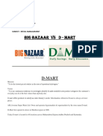 Big Bazaar Vs D - Mart