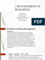 Energy Management in Buildings