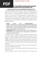 Mormugao Port (Handling of Freight Container Containg Dangerous and Hazardous Cargo) Regulation 1988)