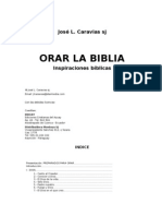 Caravias, Jose Luis - Orar La Biblia