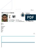 Emmanuel Dennis - Profilo Giocatore 18 - 19 - Transfermarkt