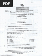 CSEC Geography June 2001 P1 (1) | Equator | Earth & Life Sciences