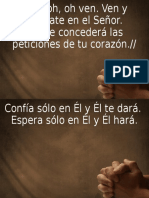 Confía en el Señor y Él te dará