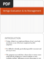 Vertigo & Its Management 