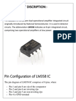 LM 358 IC: Component Discription