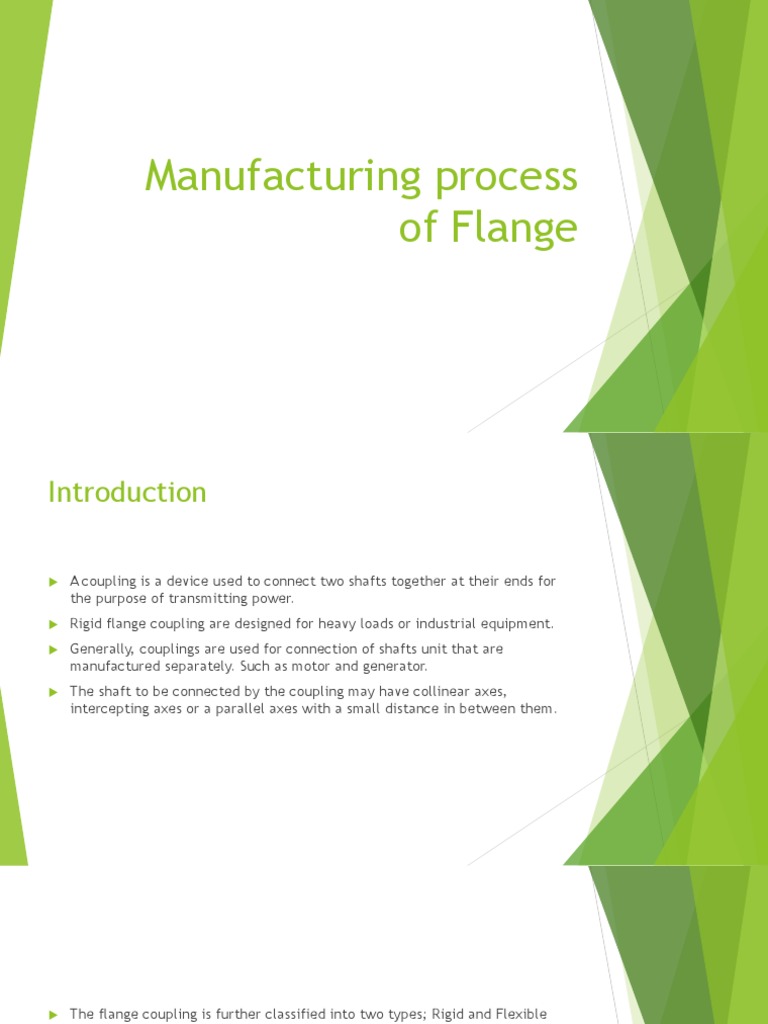 Flange Manufacturing Process Overview | PDF | Cast Iron | Forging