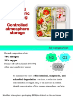 Modified Atmospheric Packaging Controlled Atmosphere Storage