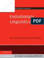 (Cambridge Textbooks in Linguistics) April McMahon, Robert McMahon - Evolutionary Linguistics (2012, Cambridge University Press) PDF