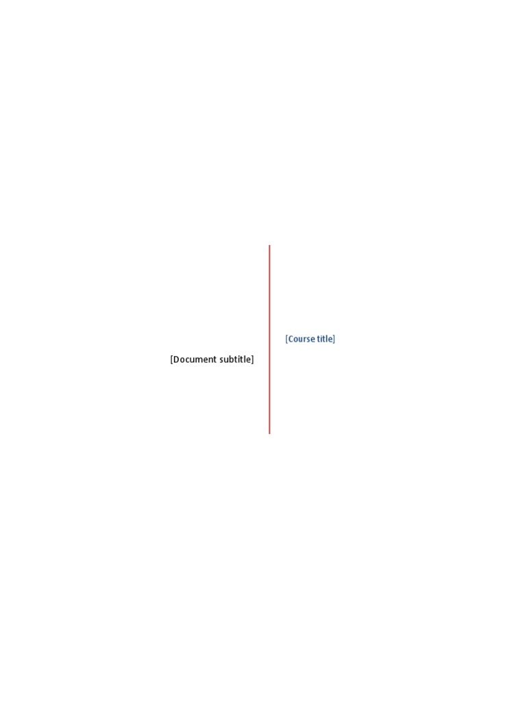 (Document Subtitle) : (Course Title) | PDF