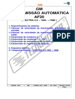 GM Transmissão Automática AF20: (VECTRA 2.0 - 1994 1996)