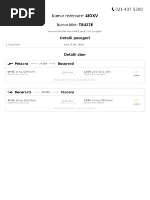 Digital Elucidare Companie Numar Document Carte De Identitate Bilete De Avion Justan Net