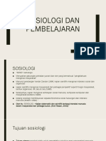 Sosiologi Dan Pembelajaran Bab1 Kps