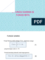 Fungsi Gamma&Beta