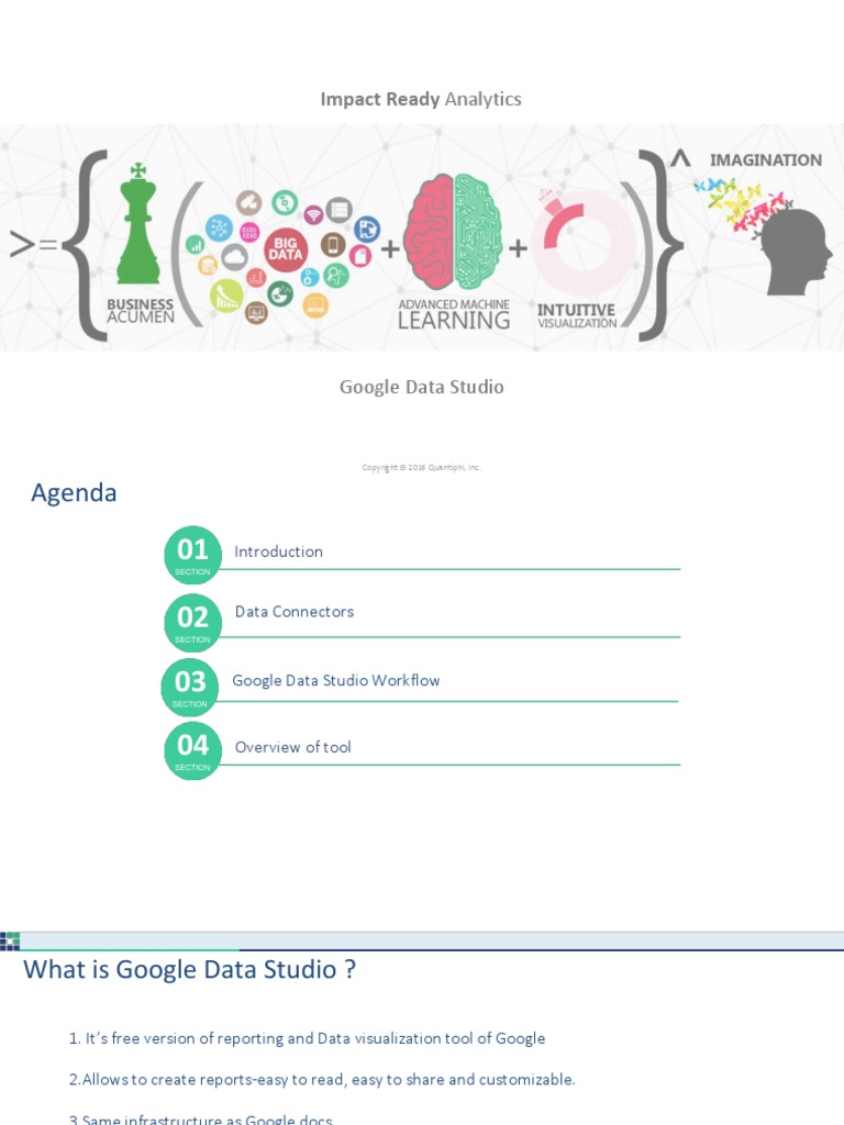 Impact Ready Analytics: Google Data Studio | PDF | Computers