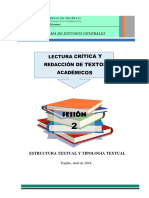Modulo 2 Unidad 1 Estructura y Tipologia Textual PDF Archivo