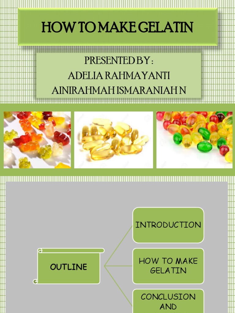 How To Make Gelatin PDF Gelatin Chemistry