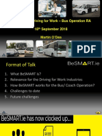 Besmart - Driving For Work - Bus Operation RA 18 September 2018 Martin O'Dea