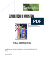 Electroquímica: electrodos y células