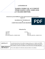 Arduino Based Vehicle Accident Alert System Using GPS, GSM and Accelerometer