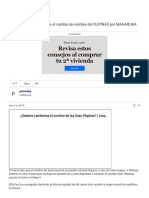 FILIPINOS Opinando Sobre El Cambio de Nombre de FILIPINAS Por MAHARLIKA - Burbuja - Info